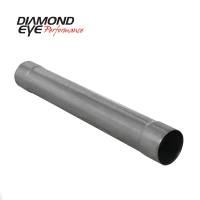 Diamond Eye Performance - Diamond Eye Exhaust Muffler, Performance Diesel Exhaust Part-4In. Aluminized Performance Muffler Replacement - Image 1