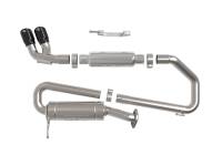 aFe Power (Advanced FLOW Engineering) - aFe 18-21 Suzuki Jimny Takeda 2-1/4in. 304 SS Cat-Back Exhaust w/ Blk Tip - Image 2