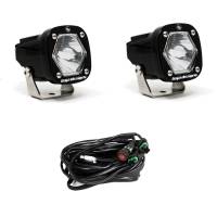 Baja Designs S1 Spot LED Light w/ Mounting Bracket Pair