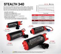 Aeromotive - Aeromotive 340 Series Stealth In-Tank E85 Fuel Pump - Offset Inlet - Inlet Inline w/Outlet - Image 3