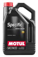 Motul 5L Specific 508 0W20 Oil - Acea A1/B1 / VW 508.00/509.00 / Porsche C20 - Case of 4