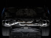 AWE Tuning - AWE 2020 Chevrolet Corvette (C8) Track Edition Exhaust - Quad Chrome Silver Tips - Image 4