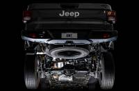 AWE Tuning - AWE 20-21 Jeep Gladiator JT 3.6L Tread Edition Cat-Back Single Side Exhaust - Diamond Blk Ti - Image 10