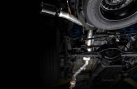 AWE Tuning - AWE 20-21 Jeep Gladiator JT 3.6L Tread Edition Cat-Back Single Side Exhaust - Diamond Blk Ti - Image 11