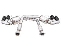 AWE Tuning - AWE 2020 Chevrolet Corvette (C8) Touring Edition Exhaust - Quad Diamond Black Tips - Image 5