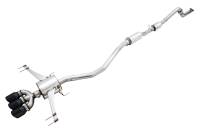 AWE 2017+ Honda Civic Type R Touring Edition Exhaust w/Front & Mid Pipe - Diamond Blk Tips