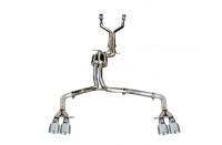 AWE Audi C7 / C7.5 S6 4.0T Track Edition Exhaust - Chrome Silver Tips