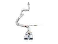 AWE Tuning - AWE Ford Focus ST Track Edition Cat-back Exhaust - Chrome Silver Tips - Image 4