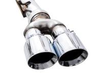 AWE Tuning - AWE 4th Gen GM 1500 5.3L 0FG Catback Split Rear Exit (w/ Bumper Cutouts) - Quad Chrome Tips - Image 2