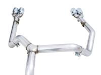 AWE Tuning - AWE 4th Gen GM 1500 5.3L 0FG Catback Split Rear Exit (w/ Bumper Cutouts) - Quad Chrome Tips - Image 8