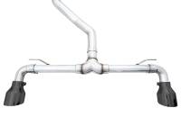 AWE Tuning - AWE 2022 VW GTI MK8  Track Edition Exhaust - Diamond Black Tips - Image 9