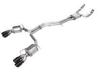 AWE 19-23 Audi C8 S6/S7 2.9T V6 AWD Touring Edition Exhaust - Diamond Black Tips