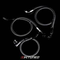 K-Tuned - K-Tuned 6AN Fuel Sys. used with OEM Fuel Filter/Black Rail/FPR/Gauge/Wrench - Image 2