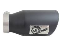 aFe Power (Advanced FLOW Engineering) - aFe Diesel Exhaust Tip Bolt On Black 4in Inlex x 6in Outlet x 12in - Image 2