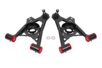 BMR 94-04 Ford Mustang Non-Adj. A-Arms Lower (Poly) w/ Spring Pocket - Black Hammertone