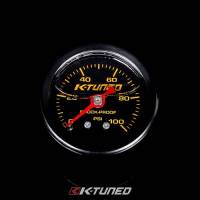 K-Tuned - K-Tuned Fuel Pressure Gauge - Liquid Filled (0-100 psi) - Image 1