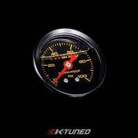 K-Tuned - K-Tuned Fuel Pressure Gauge - Liquid Filled (0-100 psi) - Image 2