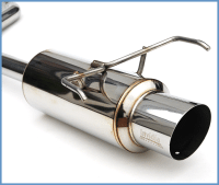 Invidia - Invidia 06-08 Honda Fit 50mm (101mm tip) Cat-back Exhaust - Image 2