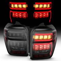 ANZO Headlights, Tail Lights and More  - ANZO 2014-2020 Toyota 4Runner T.L Black Housing Smoke Lens Red Light Bar W/Sequential - Image 2