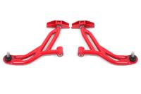 BMR Suspension 05-14 Ford Mustang Lower A-Arms - Red - Non-Adjustable