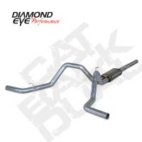 Diamond Eye Intake/Exhaust System Kit, 1998.5-2002 Dodge 5.9L 2500/3500 3.5" Black Coated Air Intake Horn Kit