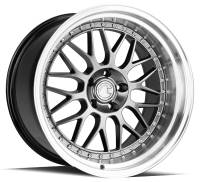 Aodhan Wheels Rim AH02 19x11 5x114.3 73.1CB ET22 Hyper Black w/ Machined Lip