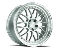 Aodhan Wheels Rim AH02 18x9.5 5x100 73.1CB ET35 Silver w/ Machined Lip