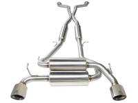 aFe Power (Advanced FLOW Engineering) - aFe Takeda 2-1/2in 304SS Cat-Back Exhaust Infiniti G37 08-13/Q60 14-15 V6-3.7 w/ Polished Tips - Image 2