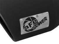 aFe Power (Advanced FLOW Engineering) - aFe MACHForce XP 5in 304 Stainless Steel Exhaust Tip 5 In x 7 Out x 12L in Bolt On Right - Black - Image 5