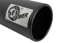 aFe Power (Advanced FLOW Engineering) - aFe SATURN 4S 4in SS Intercooled Exhaust Tip - Black 4in In x 5in Out x 12in L Bolt-On - Image 5