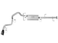 aFe Power (Advanced FLOW Engineering) - aFe Scorpion 2-1/2in Aluminized Steel Cat-Back Exhaust w/ Black Tips 07-17 Toyota FJ Cruiser V6 4.0L - Image 5