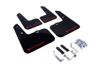 Rally Armor - Rally Armor 12-13 Hyundai Veloster UR Black Mud Flap w/ Red Logo - Image 1