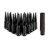 Mishimoto - Mishimoto Steel Spiked Lug Nuts M12x1.5 20pc Set - Black - Image 1
