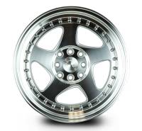 AodHan Wheels - Aodhan Wheels Rim AH01 15x8 4x100/114.3 73.1CB ET20 Silver w/Machined Face - Image 2
