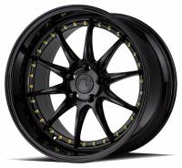 AodHan Wheels - Aodhan Wheels Rim DS07 19x11 5x114.3 73.1CB ET22 Gloss Black W /Gold Rivets - Image 3