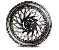 AodHan Wheels - Aodhan Wheels Rim DS03 18x9.5 (Driver Side) 5x114.3 73.1CB ET30 Vacuum Chrome w/Gold Rivets - Image 2