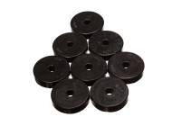 Energy Suspension - Energy Suspension Polyurethane Pad Set - 2 9/32in OD x 7/16in Hole ID x 1/2in Height - Round Black - Image 1