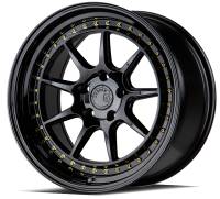 AodHan Wheels - Aodhan Wheels Rim DS-X 19x9.5 5x114.3 73.1CB ET15 Gloss Black W /Gold Rivets - Image 3