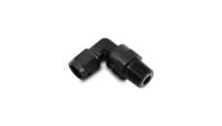 Vibrant Performance - Vibrant Performance -4AN to 1/8in NPT Female Swivel 90 Degree Adapter Fitting - Image 1