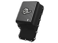 aFe 20-21 Ford Truck w/ 10R140 Transmission Pan Black POWER Street Series w/ Machined Fins