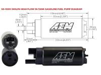 AEM Electronics - AEM 340LPH In Tank Fuel Pump Kit - Image 4