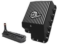 aFe Transmission Pan (Black); Ford Diesel Trucks 03-10 V8-6.0/6.4L (td)