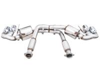 AWE Tuning - AWE 2020 Chevrolet Corvette (C8) Touring Edition Exhaust - Quad Chrome Silver Tips - Image 10