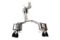 AWE Audi 8R SQ5 Touring Edition Exhaust - Quad Outlet Diamond Black Tips