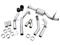 AWE Tuning - AWE 19-21 RAM 1500 5.7L (w/Cutouts) 0FG Dual Rear Exit Cat-Back Exhaust - Diamond Black Tips - Image 7
