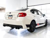 AWE Tuning - AWE Subaru WRX/STI VA/GV Sedan Track Edition Exhaust - Diamond Black Tips (102mm) - Image 2