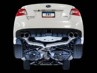 AWE Tuning - AWE Subaru WRX/STI VA/GV Sedan Track Edition Exhaust - Diamond Black Tips (102mm) - Image 4