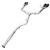 AWE Tuning - AWE Subaru WRX/STI VA/GV Sedan Track Edition Exhaust - Diamond Black Tips (102mm) - Image 5
