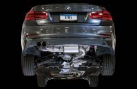 AWE Tuning - AWE BMW F3X 28i / 30i Touring Edition Axle-Back Exhaust Single Side - 80mm Silver Tips - Image 3