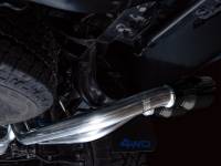 AWE Tuning - AWE 16-22 Toyota Tacoma 0FG Catback Exhaust w/ BashGuard - Dual Diamond Black Tips - Image 12